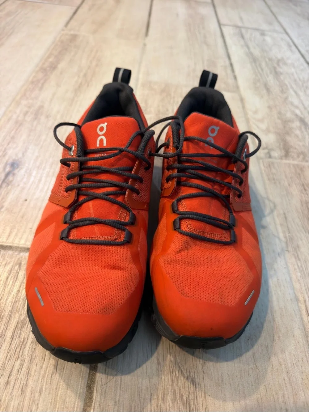On Running Running Men’s Cloudventure Trail Shoes - Orange size 8